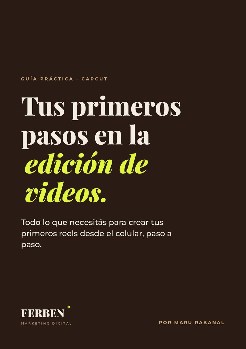 Tapa del e-book Tus primeros pasos en la edición de videos, de Ferben